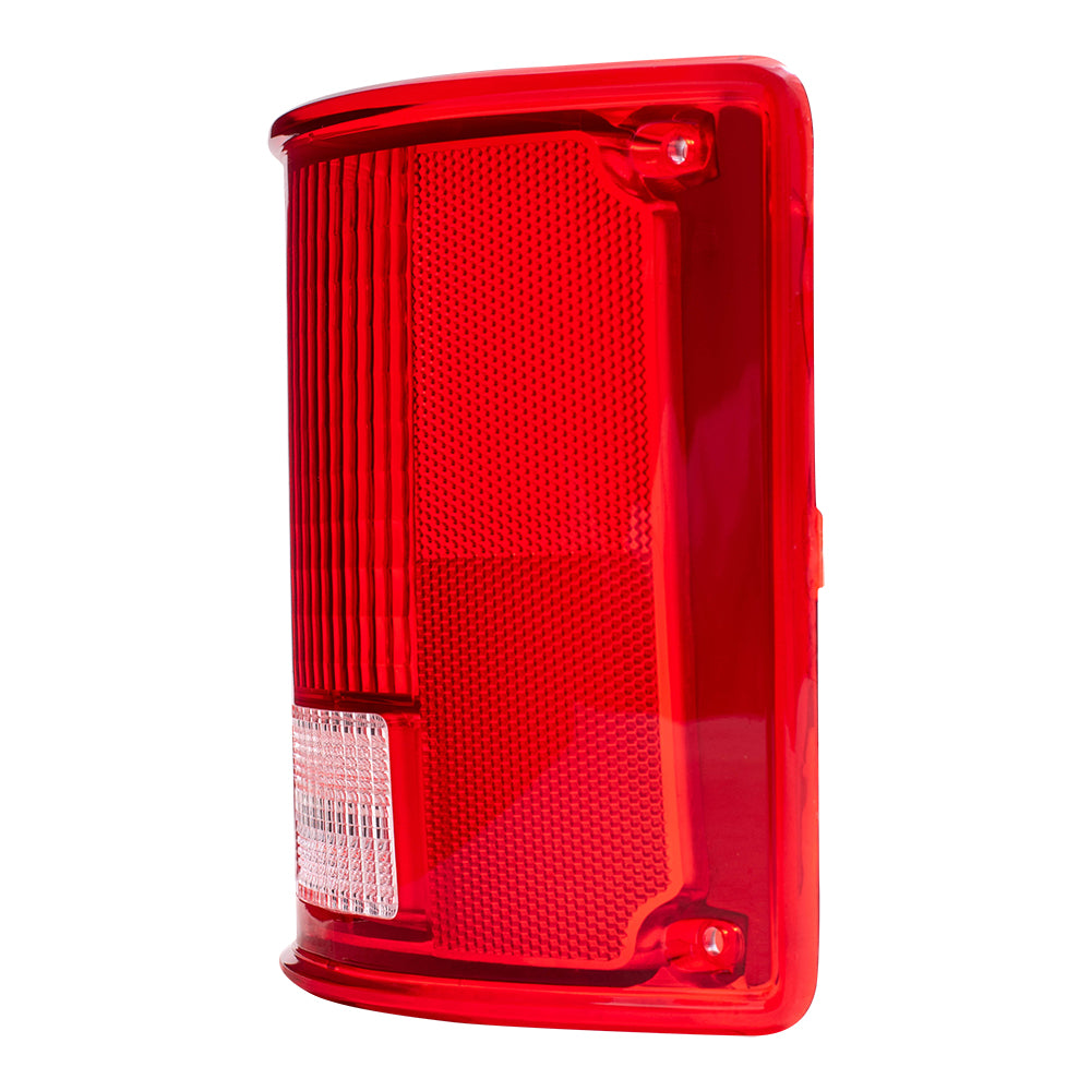 Brock Replacement Passenger Tail Light Lens Compatible with 1973-1991 Blazer Suburban Jimmy Pickup Truck 5965776