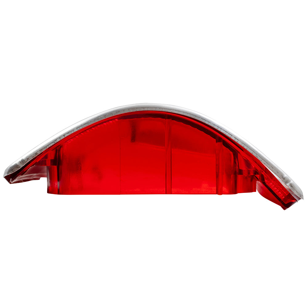 Brock Replacement Passenger Tail Light Lens with Chrome Trim Compatible with 73-91 C/K Pickup Truck SUV 5968330