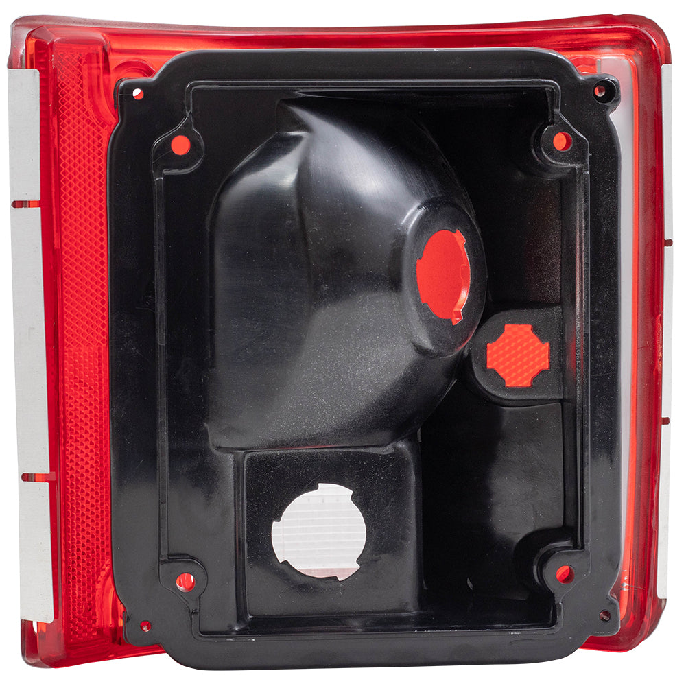 Tail Light for 1975-1986 C10 Chrome Trim for 1973-1986 C10 Suburban for 1979-1991 C1500 for 1979-1986 C1500 Suburban for 1975-1986 C20 for 1979-1991 C2500 for 1973-1991 Blazer for 1987 R10 5965771