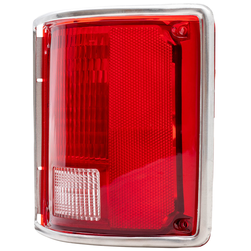 Tail Light for 1975-1986 C10 Chrome Trim for 1973-1986 C10 Suburban for 1979-1991 C1500 for 1979-1986 C1500 Suburban for 1975-1986 C20 for 1979-1991 C2500 for 1973-1991 Blazer for 1987 R10 5965772