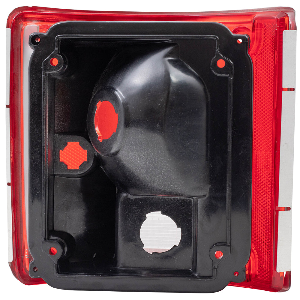 Tail Light for 1975-1986 C10 Chrome Trim for 1973-1986 C10 Suburban for 1979-1991 C1500 for 1979-1986 C1500 Suburban for 1975-1986 C20 for 1979-1991 C2500 for 1973-1991 Blazer for 1987 R10 5965772