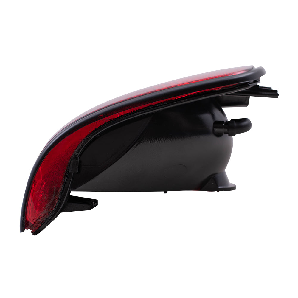 Brock Replacement Driver Side Tail Light Unit with Black Edge Compatible with 1994-2004 S10, 94-04 Sonoma and 96-00 Hombre 5978195
