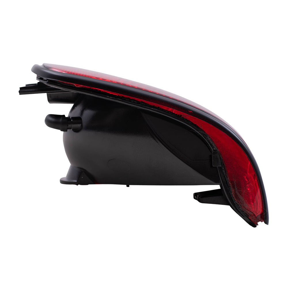 Brock Replacement Passenger Side Tail Light Unit with Black Edge Compatible with 1994-2004 S10, 94-04 Sonoma and 96-00 Hombre 5978196