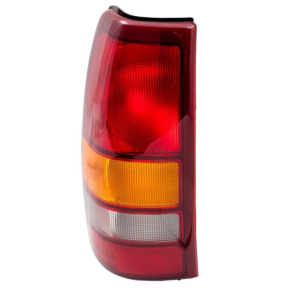 Brock Replacement Driver Tail Light Compatible with 1999-2002 Silverado Sierra 1500 2500 Fleetside Pickup 19169017
