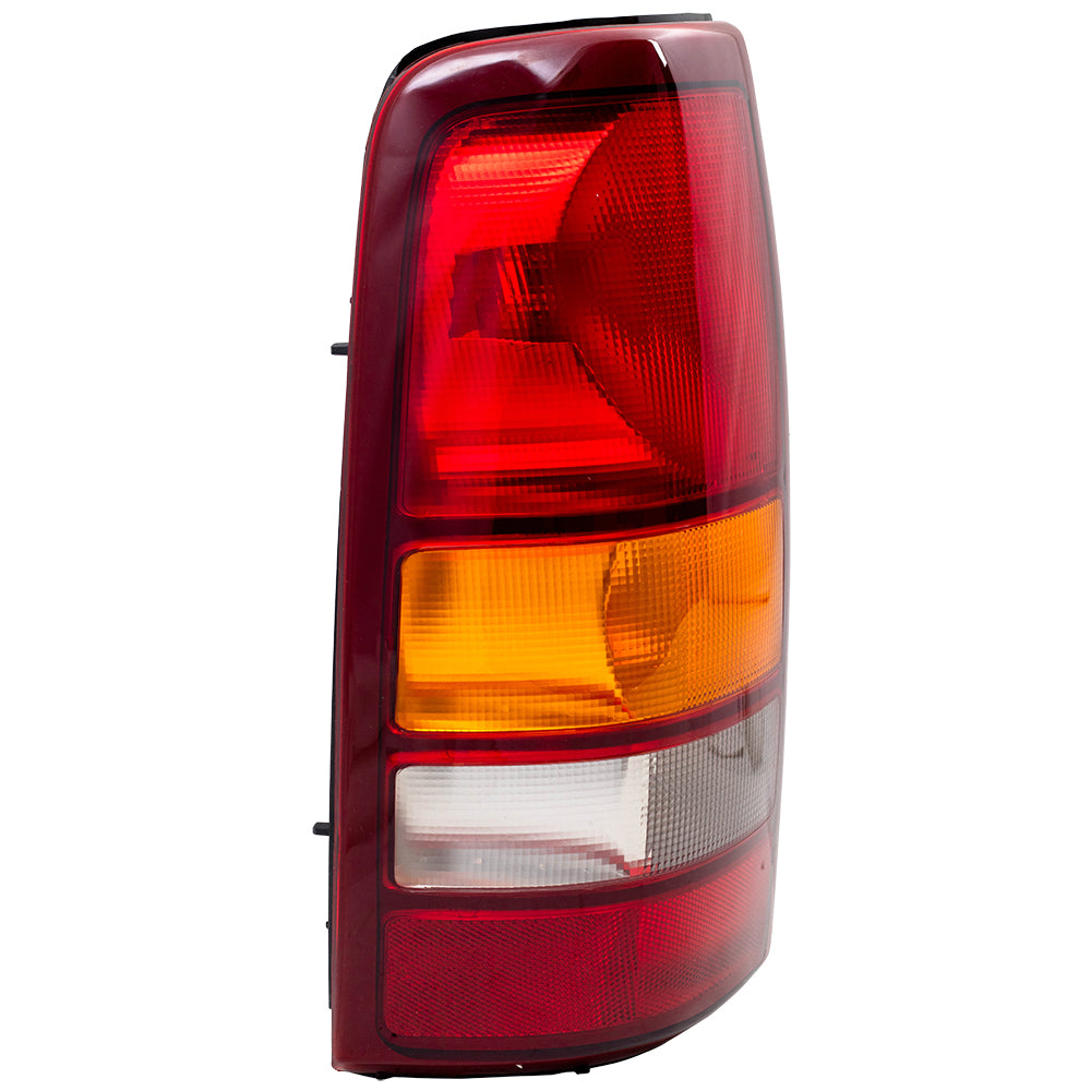Brock Replacement Driver Tail Light Compatible with 1999-2002 Silverado Sierra 1500 2500 Fleetside Pickup 19169017