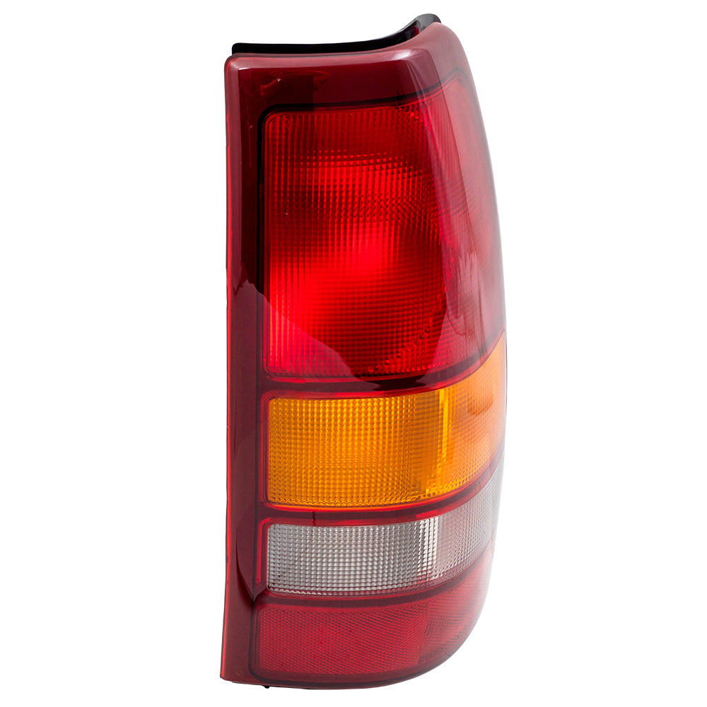 Brock Replacement Passenger Tail Light Compatible with 1999-2002 Silverado Sierra 1500 2500 Fleetside Pickup 19169017