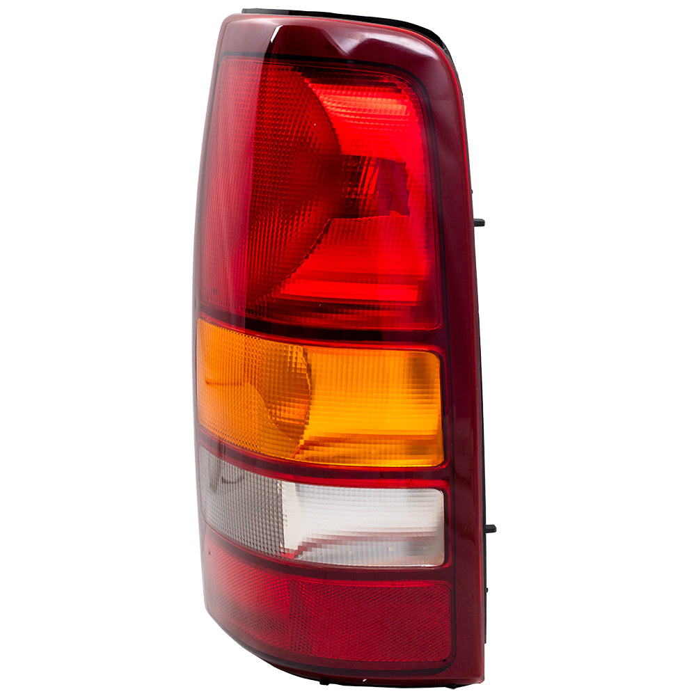 Brock Replacement Passenger Tail Light Compatible with 1999-2002 Silverado Sierra 1500 2500 Fleetside Pickup 19169017