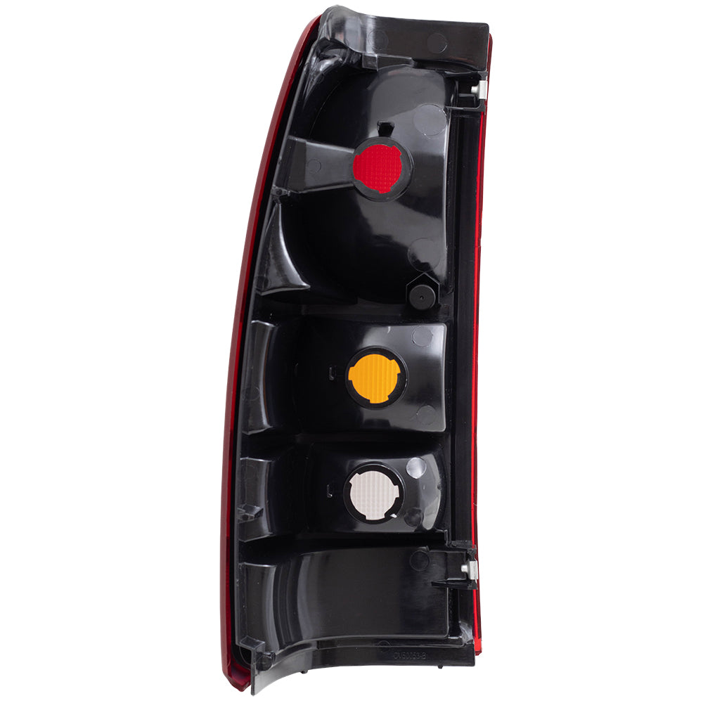 Brock Replacement Passenger Tail Light Compatible with 1999-2002 Silverado Sierra 1500 2500 Fleetside Pickup 19169017