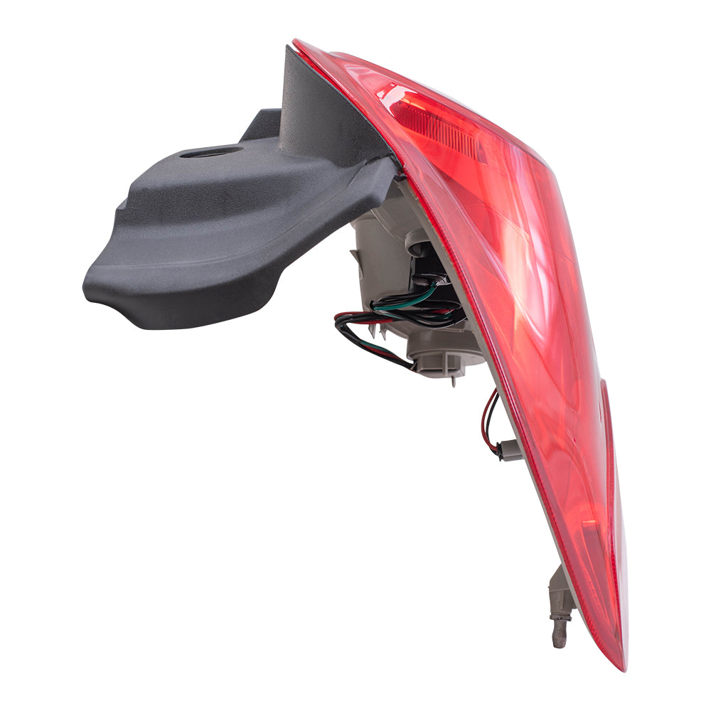 Brock Replacement Driver and Passenger Set Tail Lights Compatible with 2010-2015 Equinox 22759316 22759317