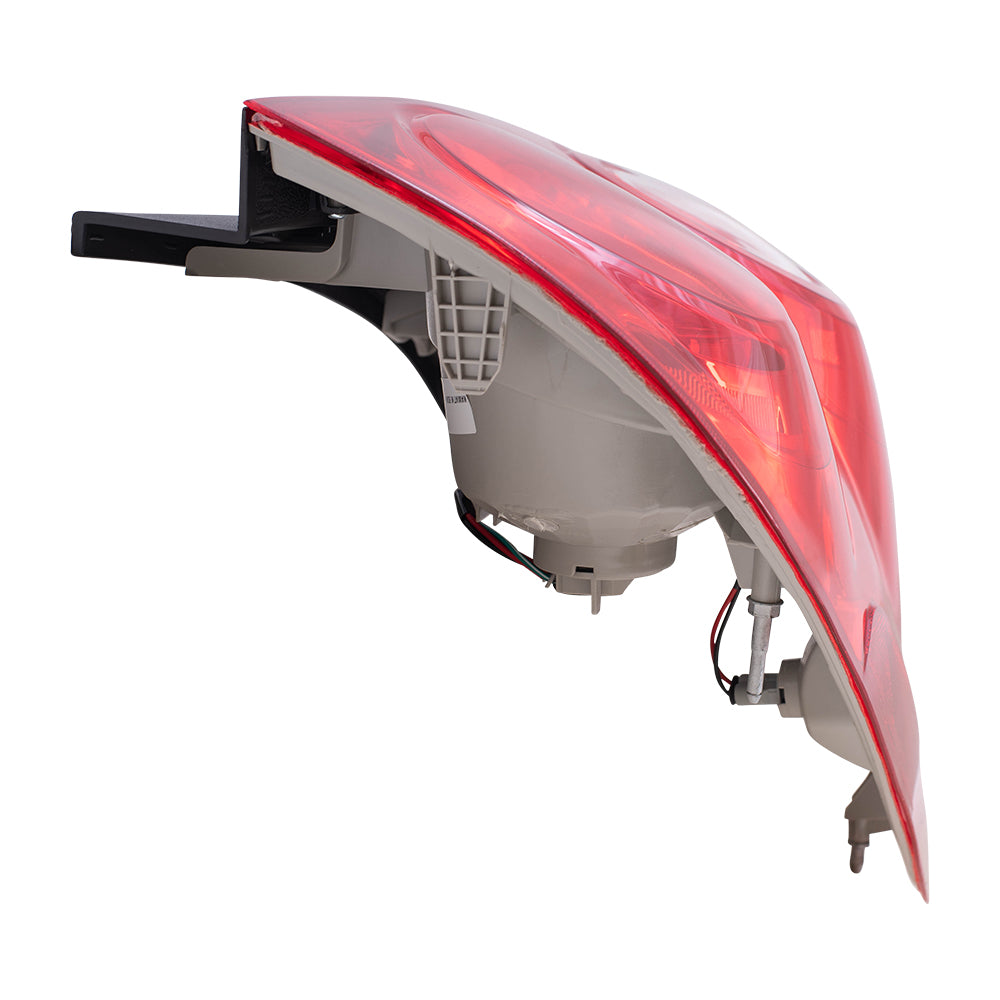 Brock Replacement Passenger Tail Light Compatible with 2010-2015 Chevrolet Equinox 22759317
