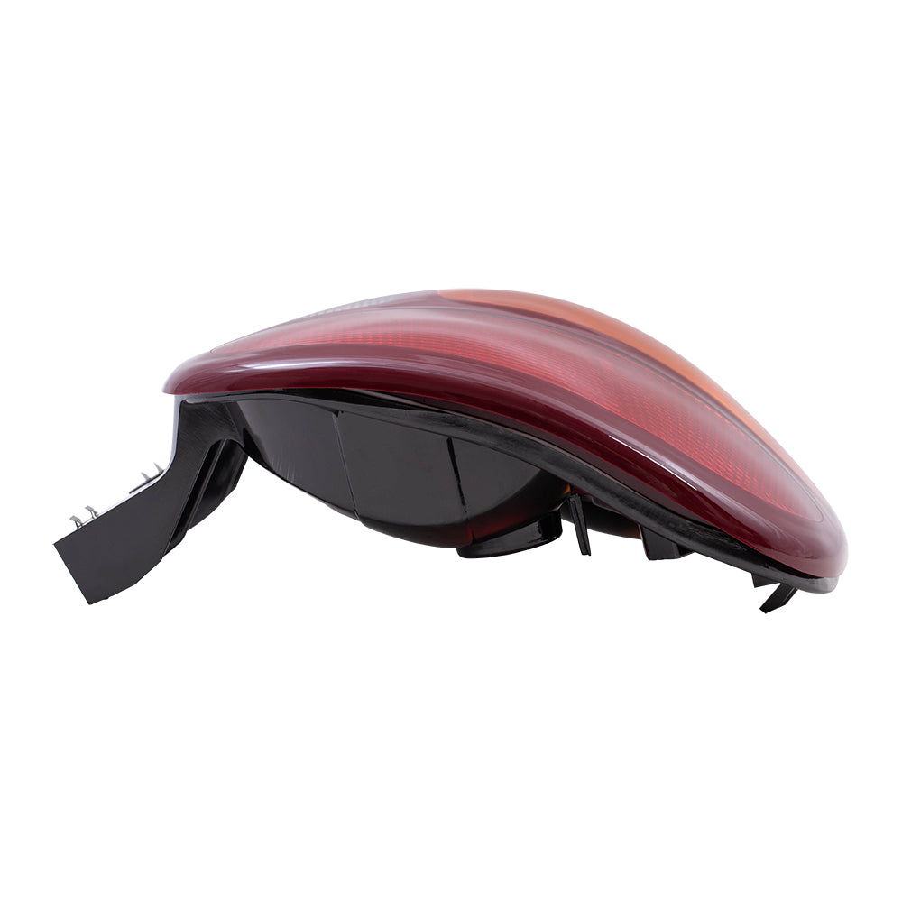 Brock Replacement Driver Tail Light Compatible with 1999-2003 Silverado Sierra 1500 Stepside Pickup Truck 19169012