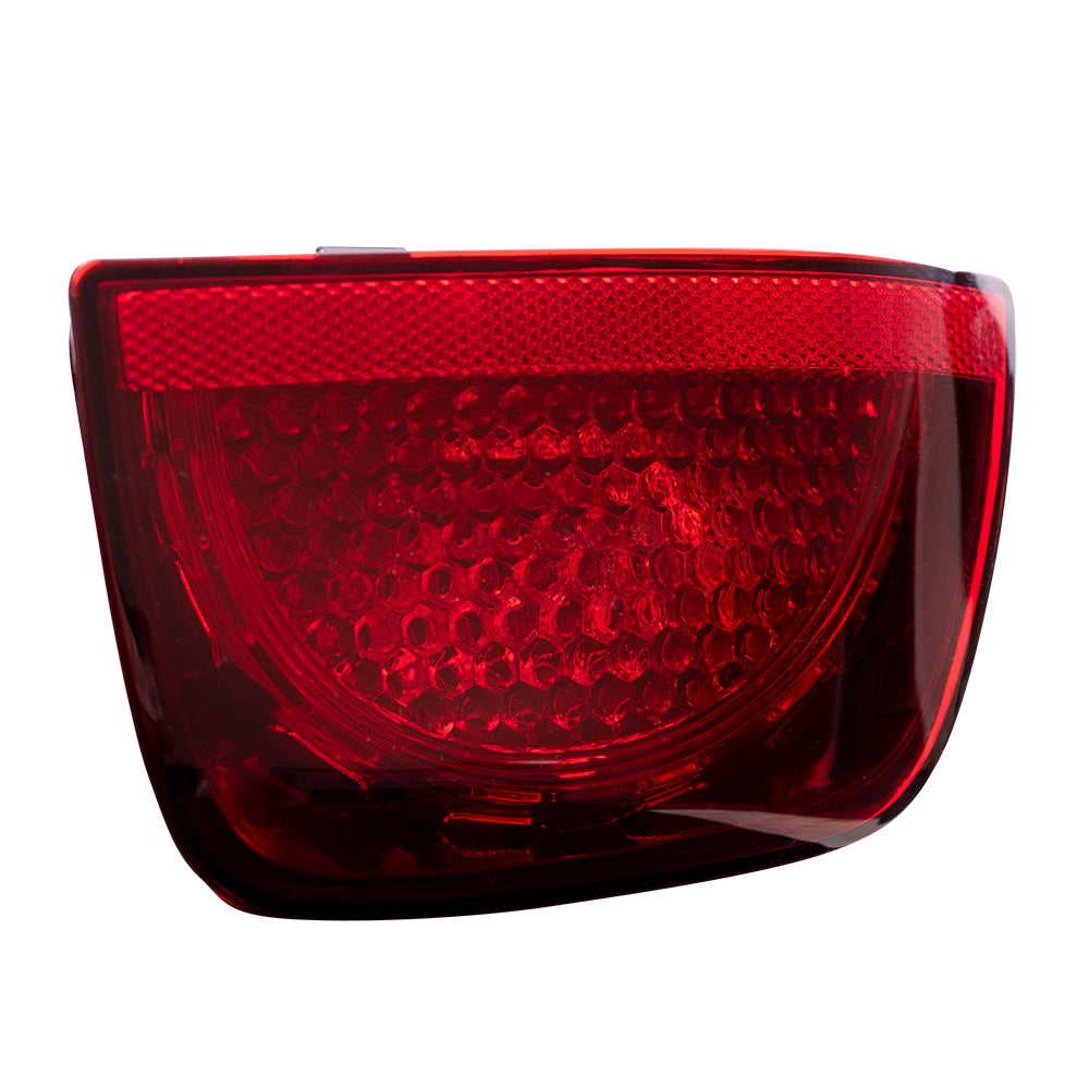 Brock Replacement Passenger Outer Tail Light Compatible with 2010-2013 Camaro w/ RS Package 92244324