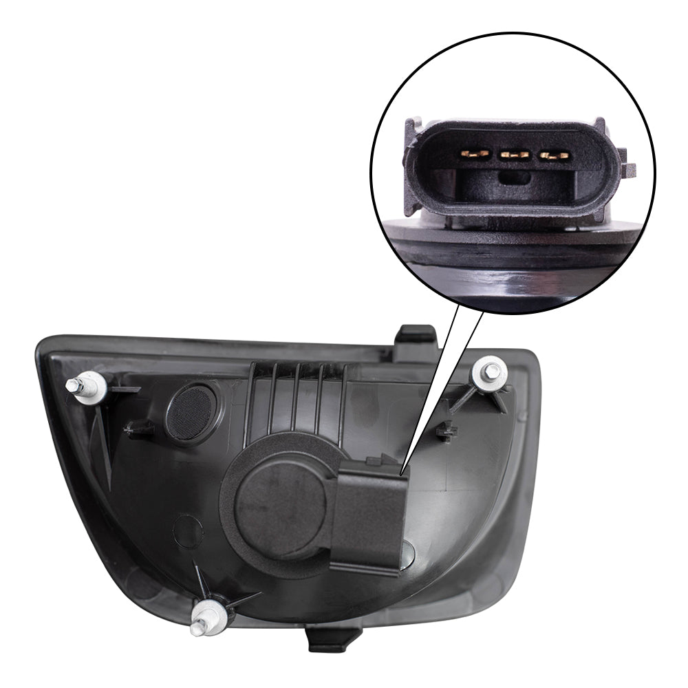 Brock Replacement Passenger Outer Tail Light Compatible with 2010-2013 Camaro w/ RS Package 92244324
