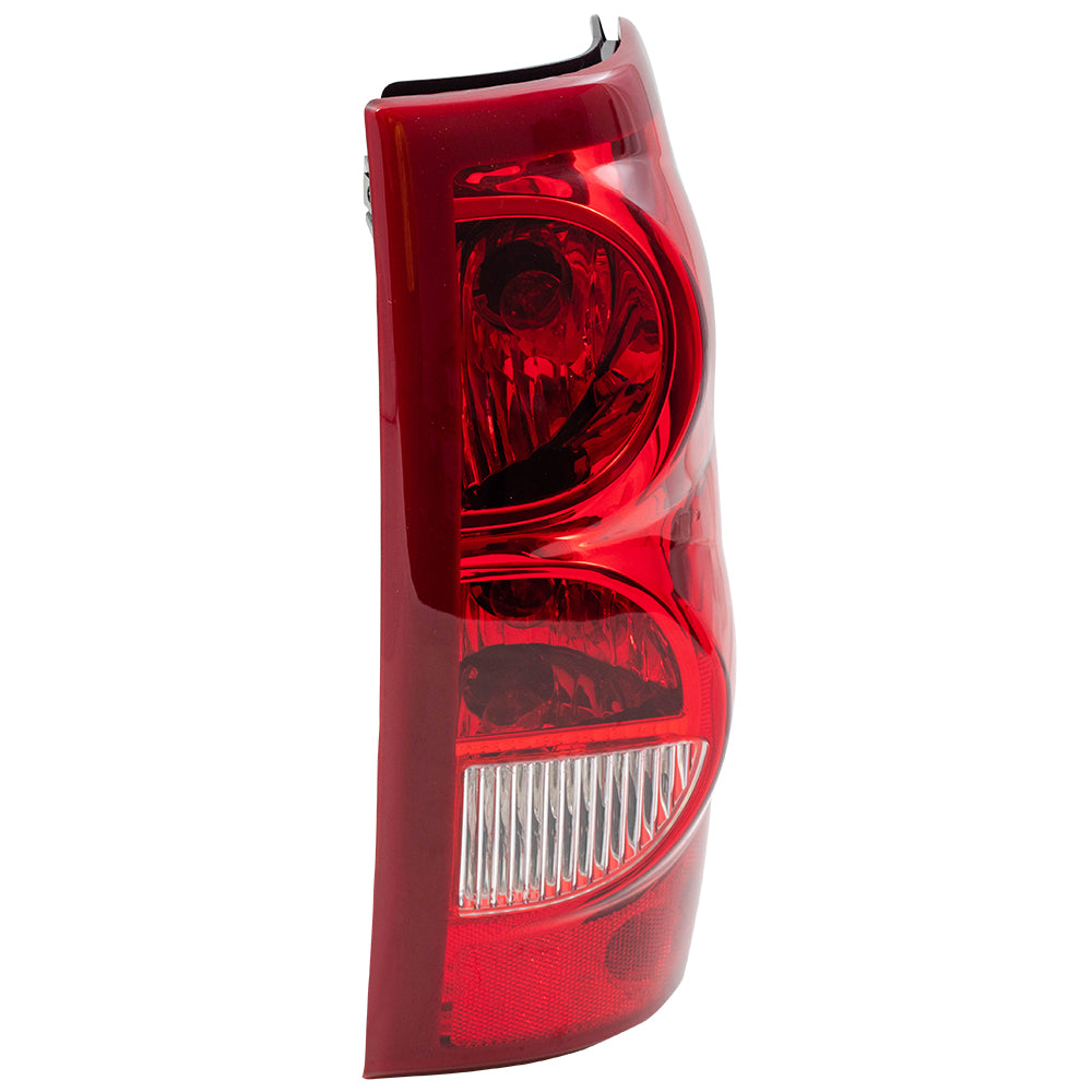 Brock Replacement Passenger Tail Light Compatible with 2003 Silverado Fleetside 1500 2500 Pickup Truck 19169003