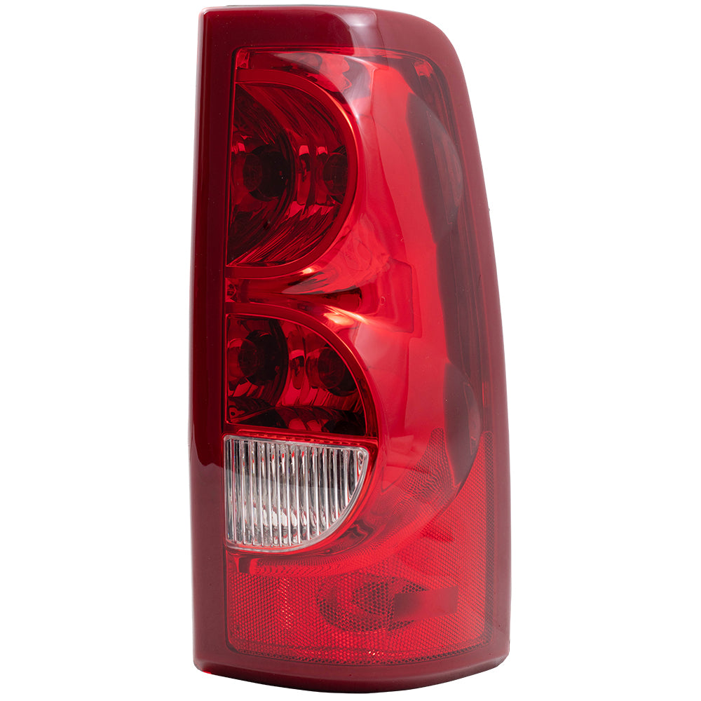 Brock Replacement Passenger Tail Light Compatible with 2003 Silverado Fleetside 1500 2500 Pickup Truck 19169003