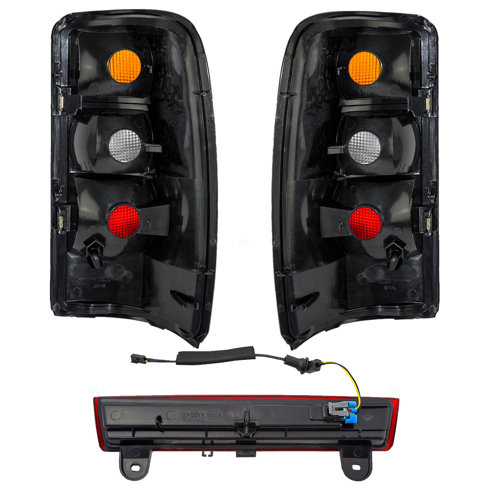 Tail Lights with 3rd Brake Light Compatible with 2004-2006 Tahoe, Suburban, Yukon, Yukon XL
Direct replacement, easy install.