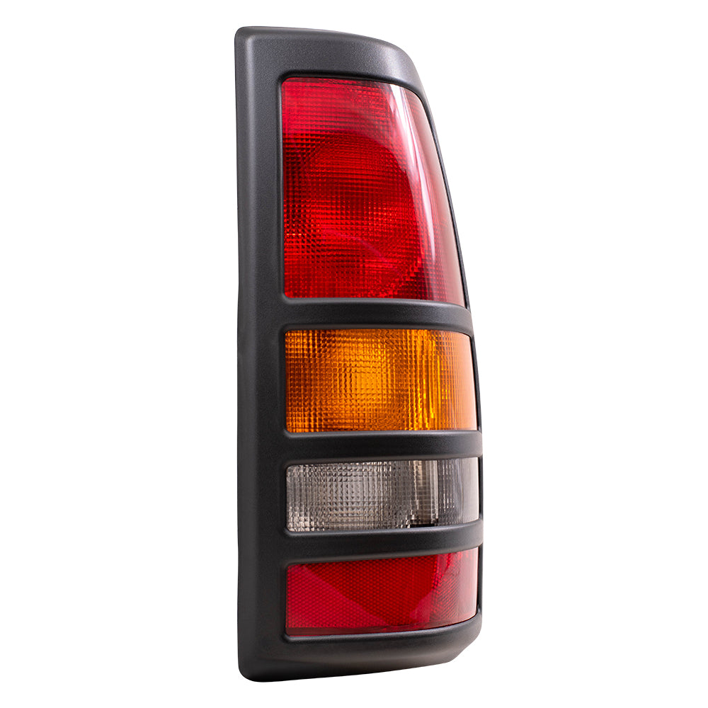 Brock Replacement Passenger Tail Light Compatible with 2001-2003 Silverado Sierra 3500 Fleetside Pickup Truck 19169020