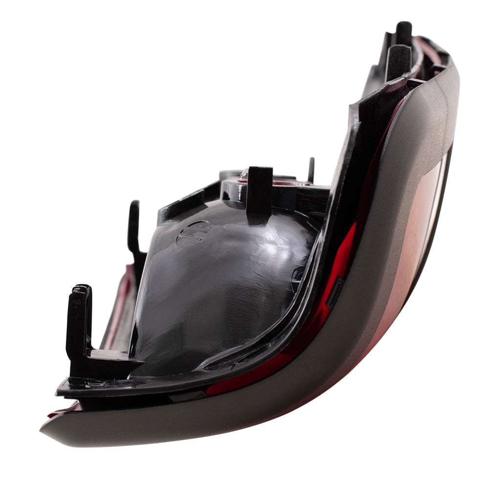 Brock Replacement Passenger Tail Light Compatible with 2001-2003 Silverado Sierra 3500 Fleetside Pickup Truck 19169020