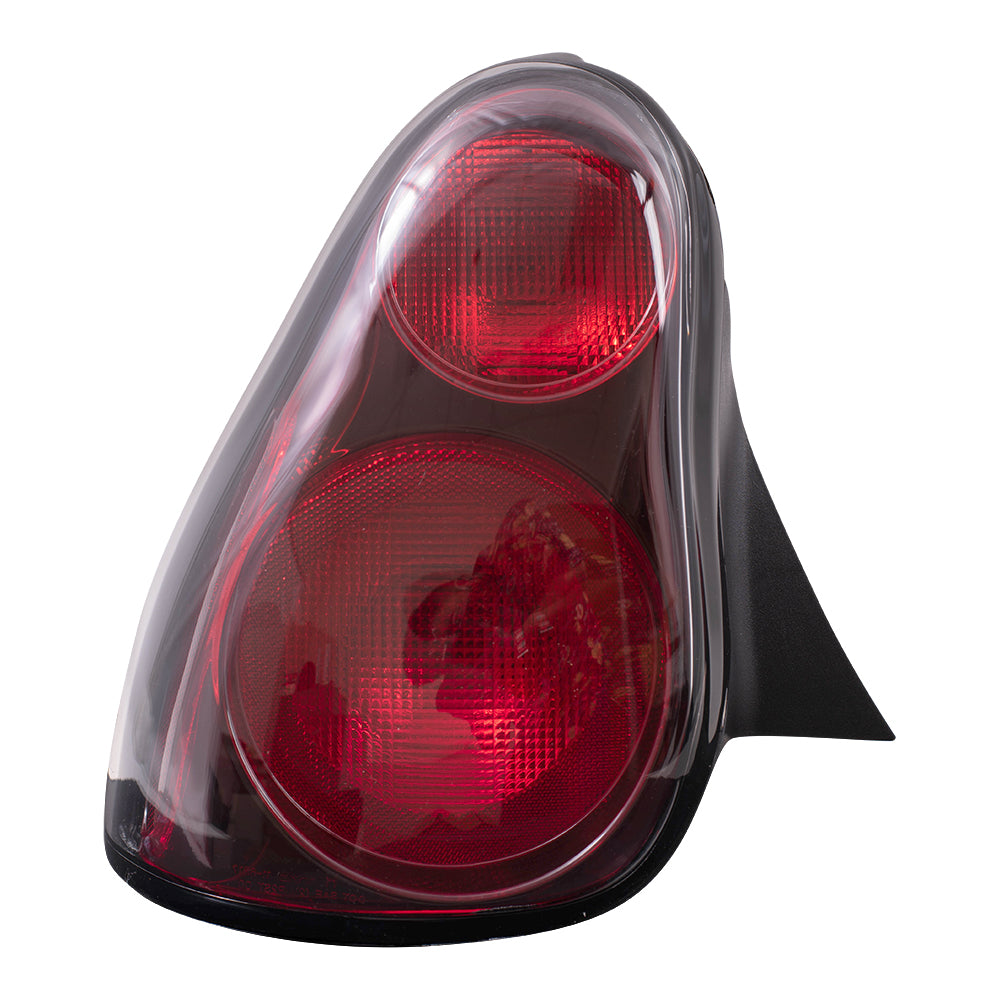 Brock Replacement Driver Tail Light Quarter Panel Mounted Taillamp Compatible with 2000-2005 Monte Carlo 10326670