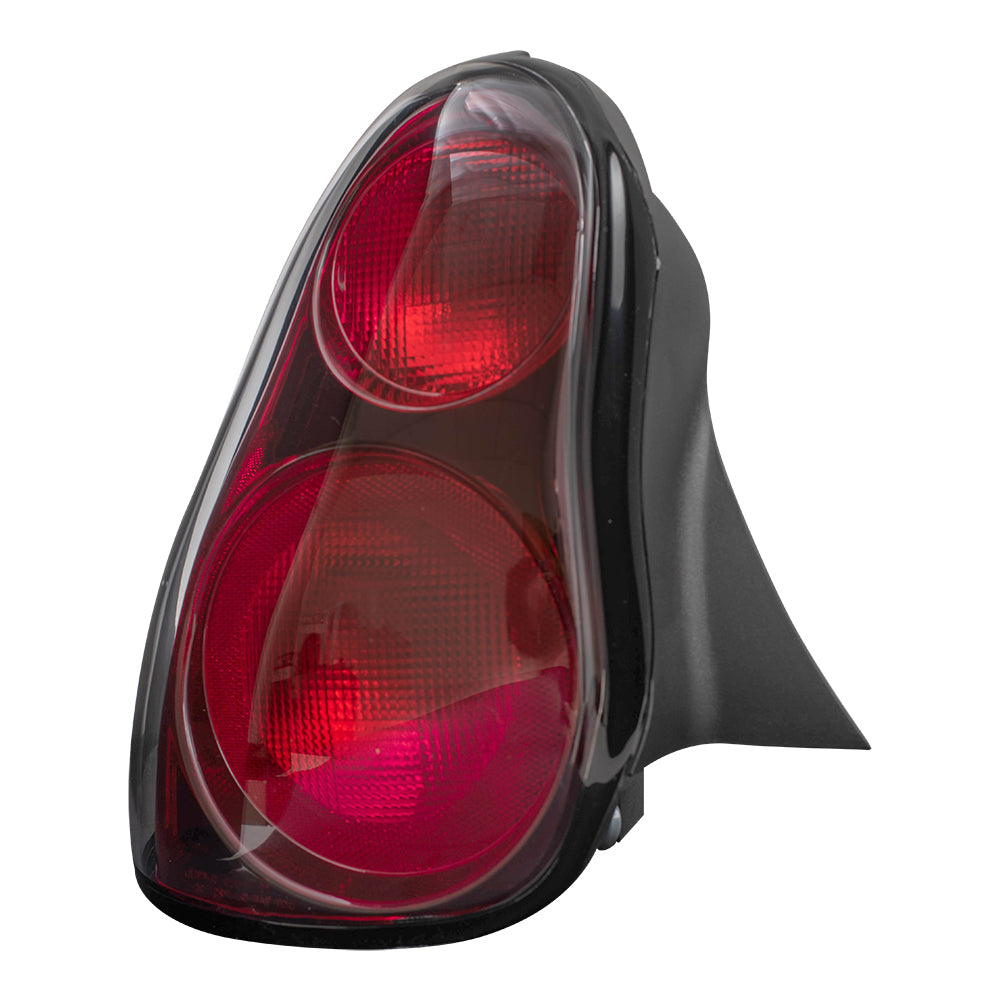 Brock Replacement Driver Tail Light Quarter Panel Mounted Taillamp Compatible with 2000-2005 Monte Carlo 10326670