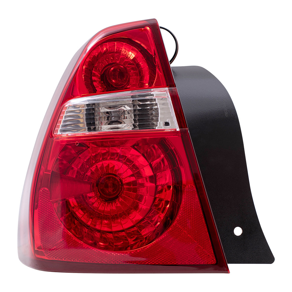 Brock Replacement Driver Tail Light Compatible with 2004-2007 Malibu 2008 Malibu Classic 15868494