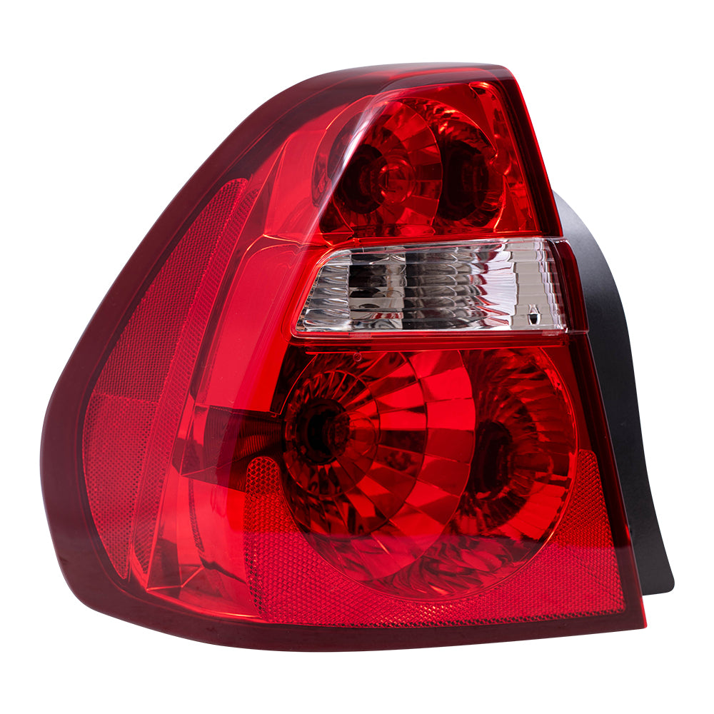 Brock Replacement Driver Tail Light Compatible with 2004-2007 Malibu 2008 Malibu Classic 15868494