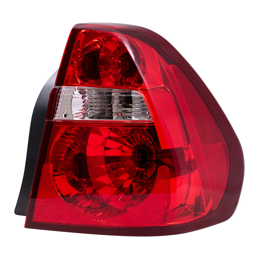 Brock Replacement Passenger Tail Light Compatible with 2004-2007 Malibu 2008 Malibu Classic 15868493