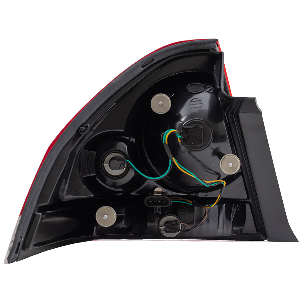 Brock Aftermarket Passenger Right Tail Light Assembly Compatible with 2006-2013 Chevy Impala