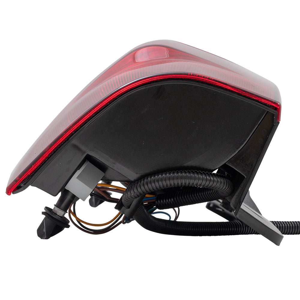 Brock Replacement Driver Side Tail Light Assembly without Hybrid Transmission Compatible with 2007-2014 Chevy Tahoe