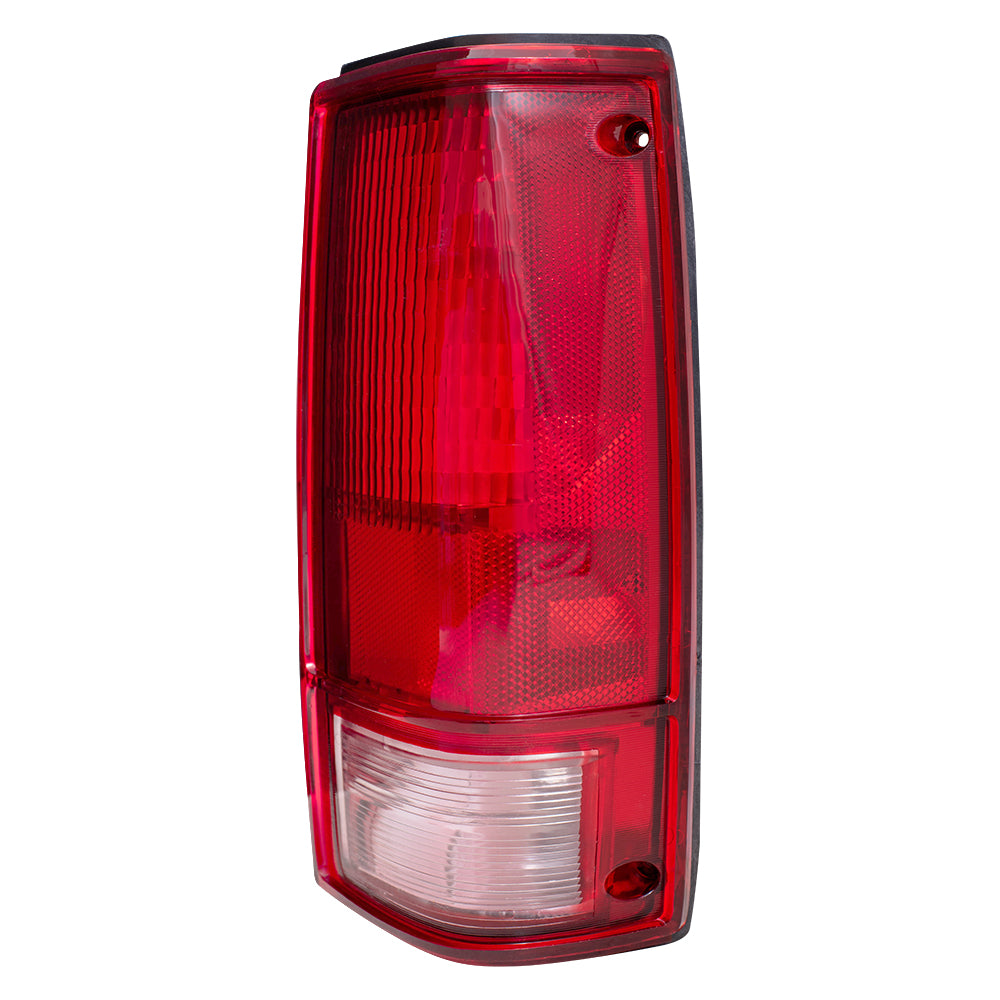 Brock Replacement Passenger Tail Light Lens Compatible with 82-93 S10 S15 Sonoma Pickup Truck 915710