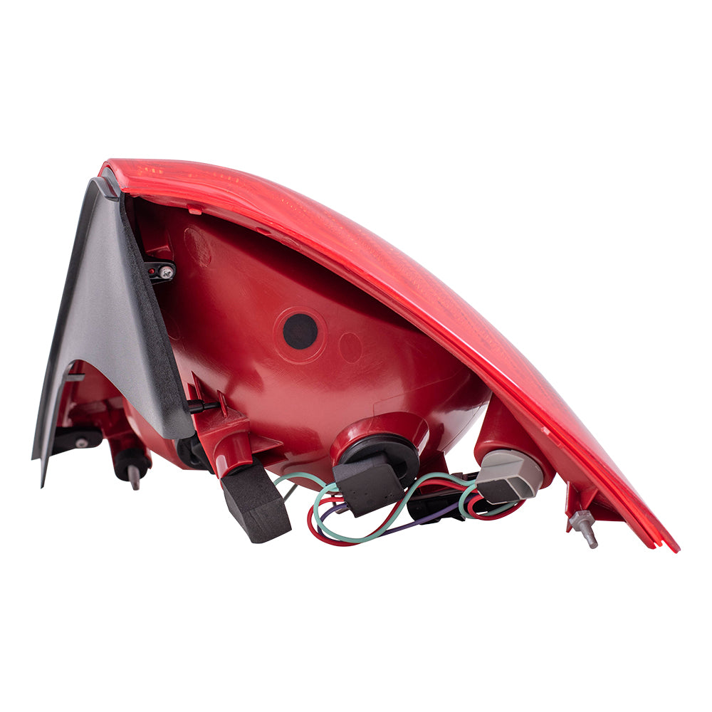 Brock Replacement Driver and Passenger Set Tail Lights Compatible with 05-10 G6 Sedan 15242809 15242808