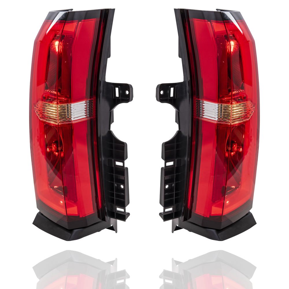 Brock 1222-0112S Replacement Tail Light Assembly Set Simple Design