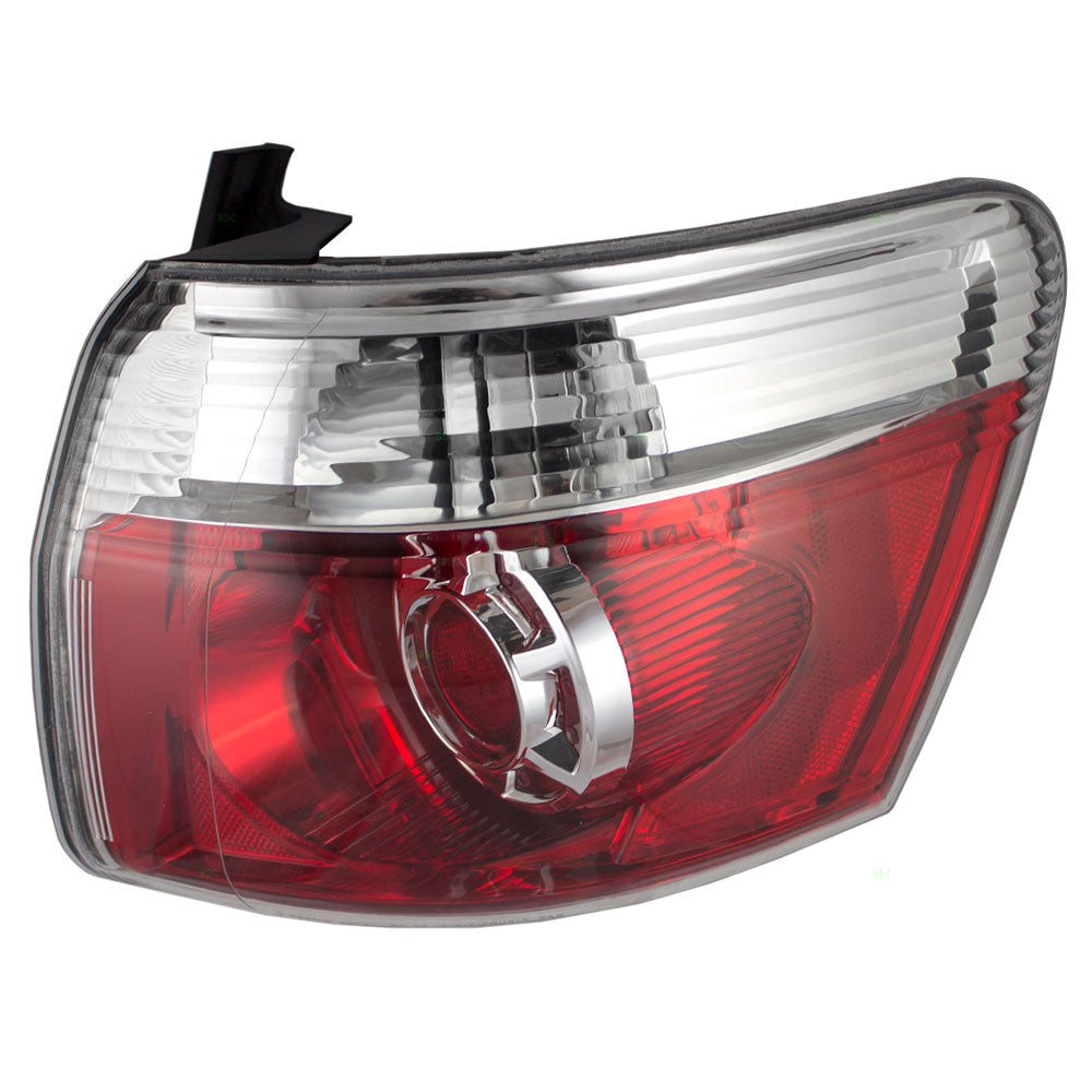 Brock Replacement Passenger Tail Light Rear Quarter Panel Mounted Lamp Compatible with 07-12 Acadia 20912756 2801216
