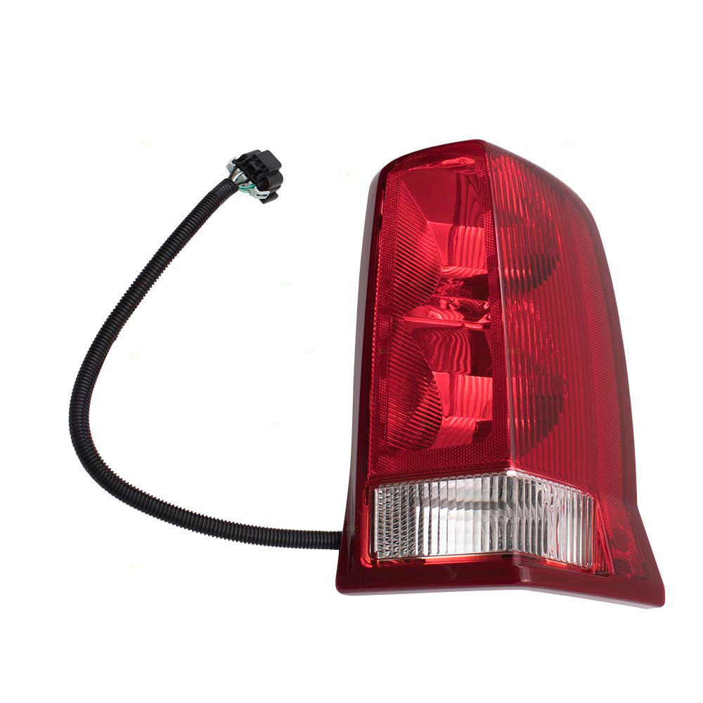 Brock Replacement Passenger Tail Light w/ Red Signal Lens Compatible with 02-06 Escalade & 2003-2006 ESV 15079079