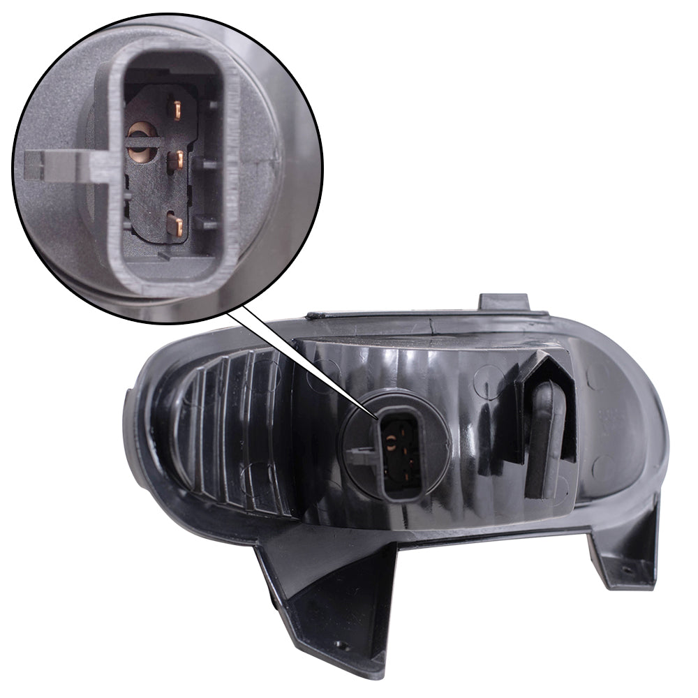 Brock Replacement Driver Park Signal Front Marker Light Compatible with 2005-2009 LaCrosse 10333735