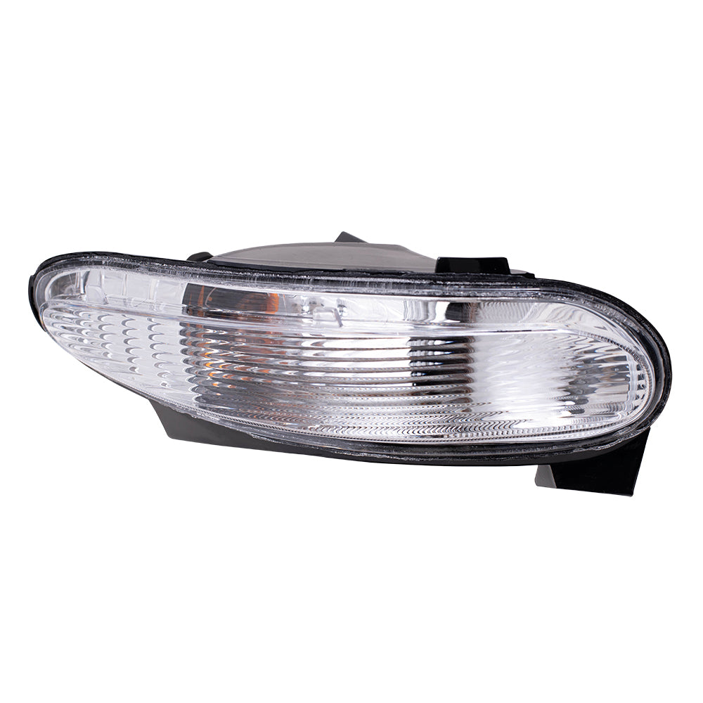 Brock Replacement Passenger Park Signal Front Marker Light Compatible with 2005-2009 LaCrosse 10333736