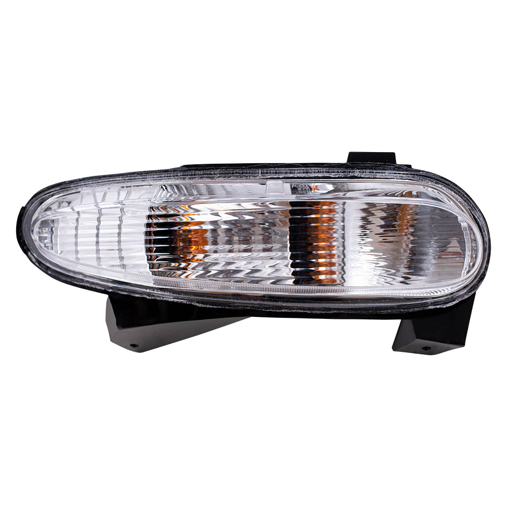 Brock Replacement Passenger Park Signal Front Marker Light Compatible with 2005-2009 LaCrosse 10333736