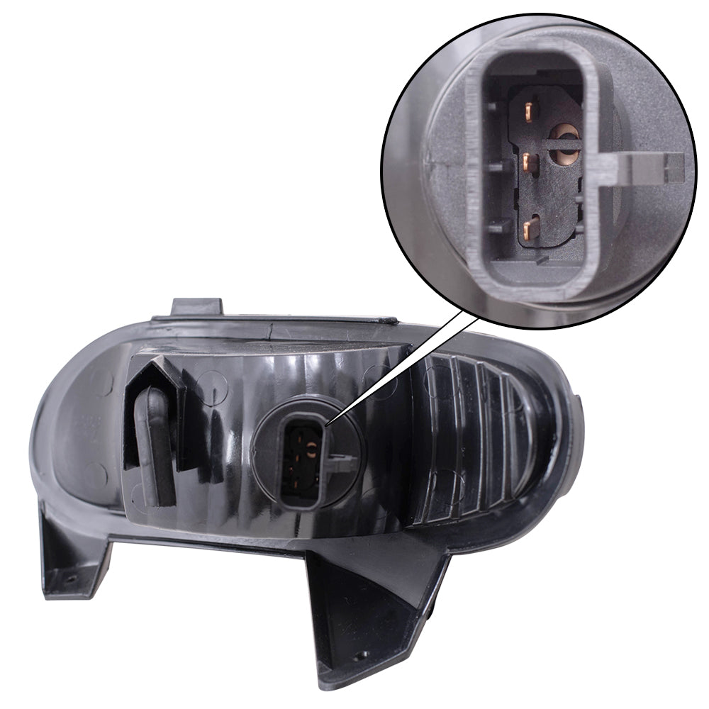 Brock Replacement Passenger Park Signal Front Marker Light Compatible with 2005-2009 LaCrosse 10333736