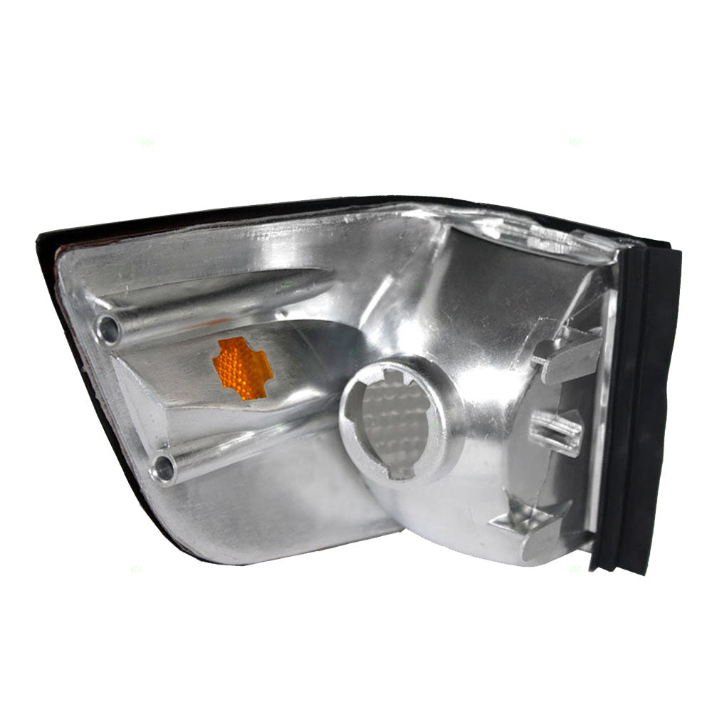 Brock Replacement Passenger Signal Corner Marker Light with Amber & Clear Lens Compatible with 1991-1996 Century 5976094