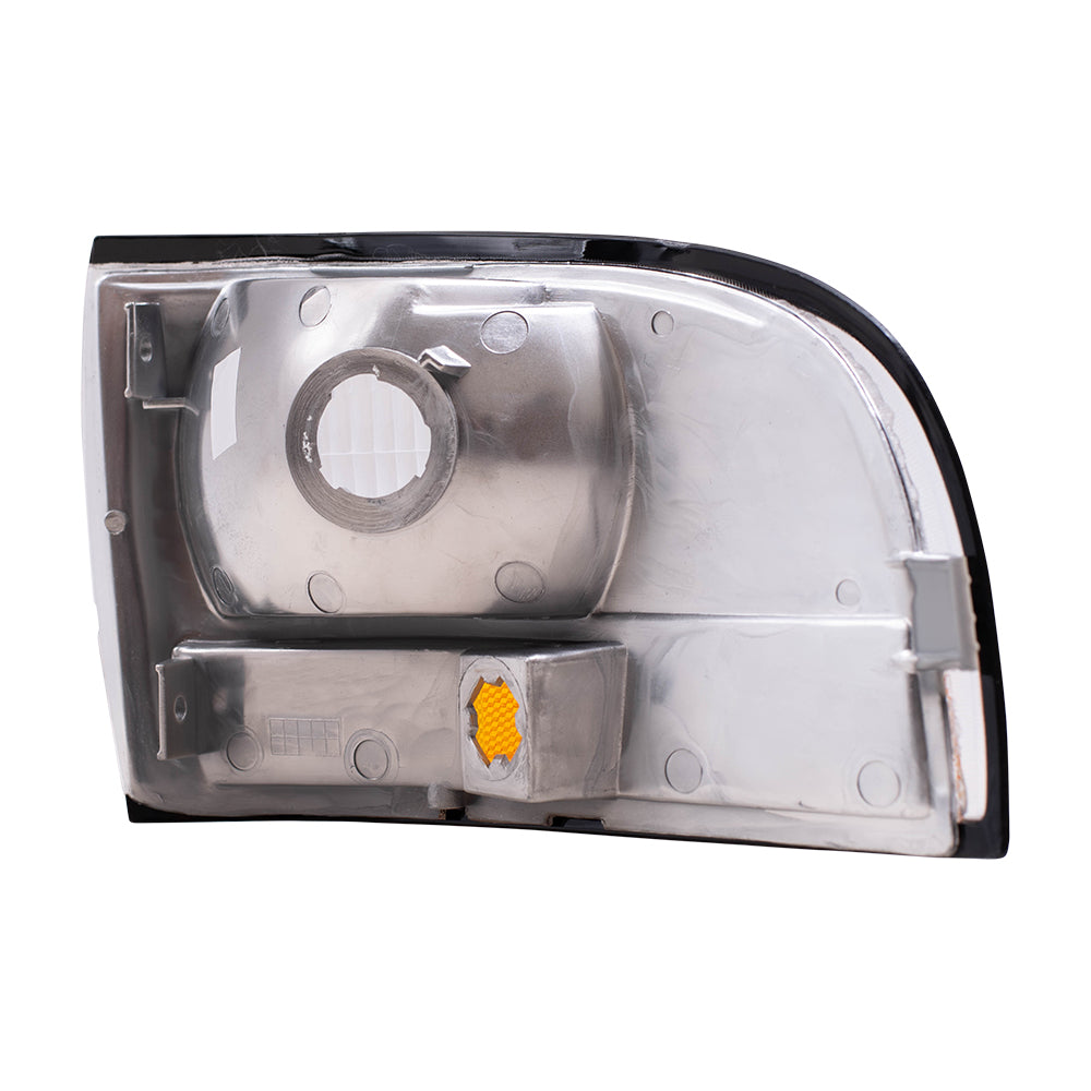Brock Replacement Driver and Passenger Set Park Signal Front Marker Lights Compatible with 92-96 LeSabre 91-96 Park Avenue 16512683 16512684
