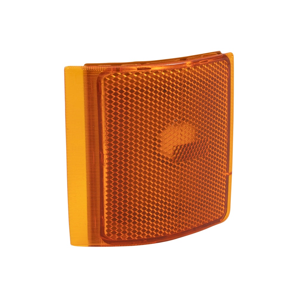 Brock Aftermarket Replacement Driver Left Lower Side Marker Light Unit Compatible with 1994-2002 GMC C/K Pickup