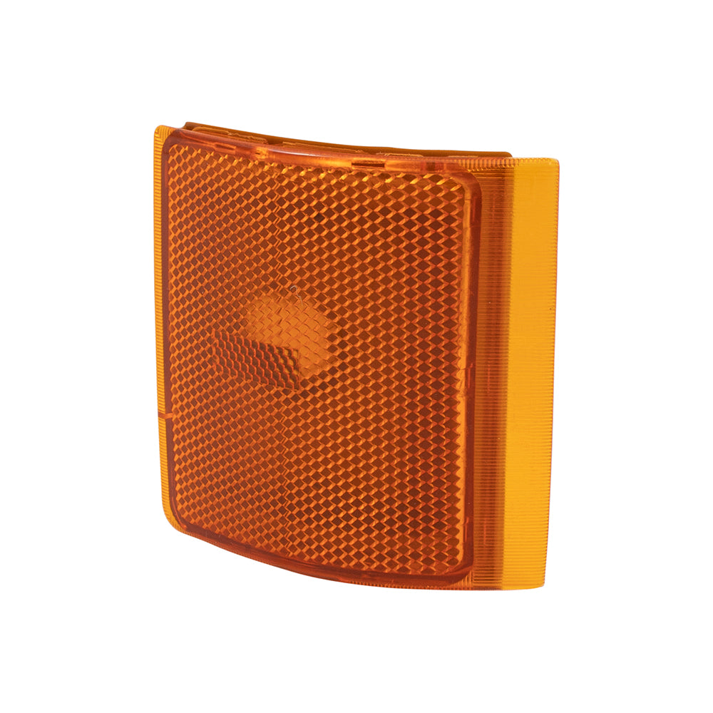 Brock Aftermarket Replacement Passenger Right Lower Side Marker Light Unit Compatible with 1994-2002 GMC C/K Pickup
