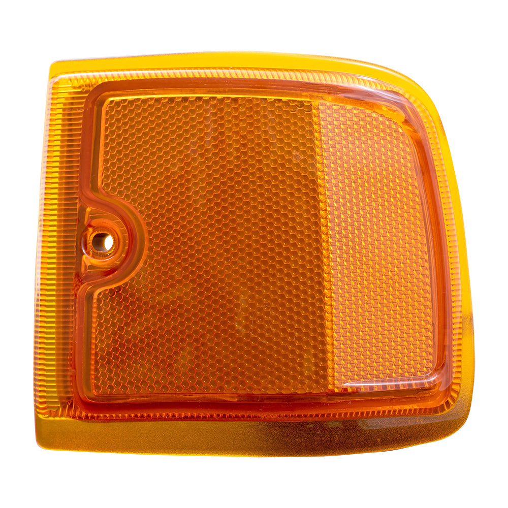Brock Replacement Driver and Passenger Set Upper Signal Side Marker Light Compatible with 1996-2002 Express Van 5977399 5977400