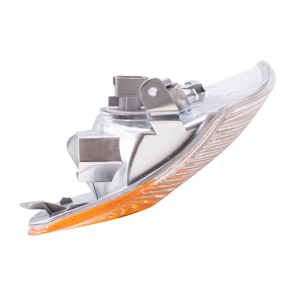 Brock Replacement Driver and Passenger Side Park Signal Light Assemblies Compatible with 1998-2002 Prizm 94857193 94857189