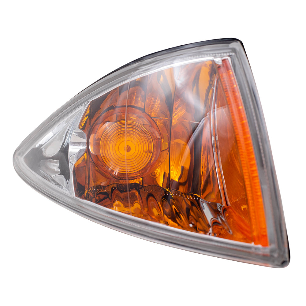 Brock Replacement Driver and Passenger Set Park Signal Side Marker Lights Compatible with 2000-2002 Cavalier 22667009 22667010