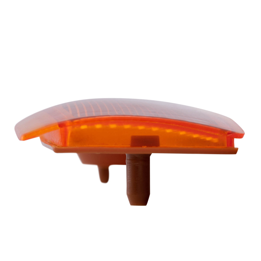 Brock Replacement Passenger Signal Side Marker Light Compatible with 88-93 C1500 K2500 Pickup Yukon Suburban
