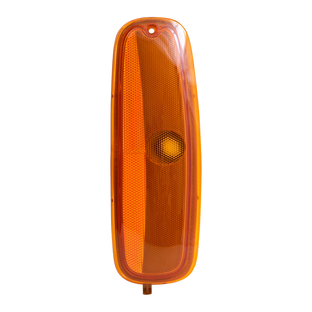 Brock Replacement Driver and Passenger Set Signal Side Marker Light Compatible with 1996-2002 Express Savana Van 5977275 5977276