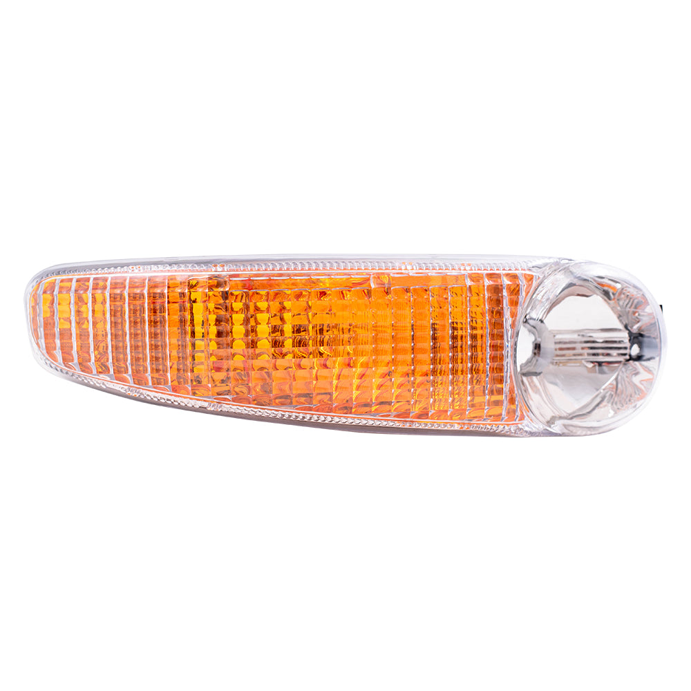 Brock Replacement Driver and Passenger Set Park Signal Side Marker Lights Compatible with 01-06 Yukon Denali Yukon XL 1500 Denali Sierra C3 & Sierra Denali