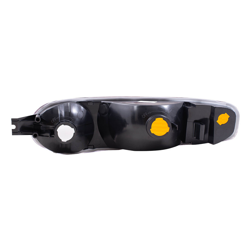 Brock Replacement Driver and Passenger Set Park Signal Side Marker Lights Compatible with 01-06 Yukon Denali Yukon XL 1500 Denali Sierra C3 & Sierra Denali