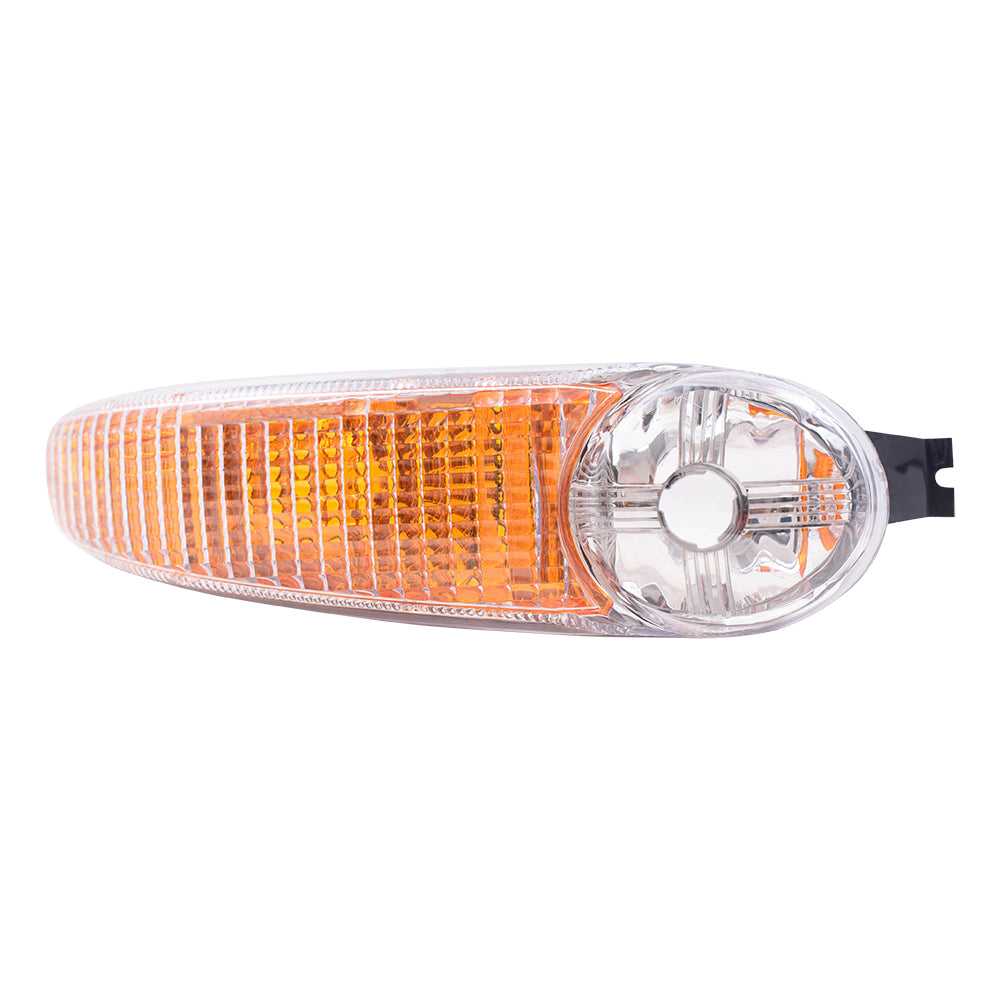 Brock Replacement Driver and Passenger Set Park Signal Side Marker Lights Compatible with 01-06 Yukon Denali Yukon XL 1500 Denali Sierra C3 & Sierra Denali
